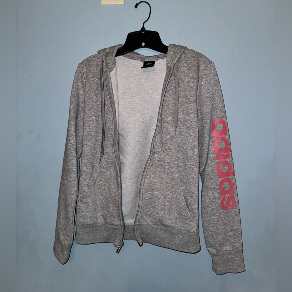 Women’s adidas grey hoodie size small